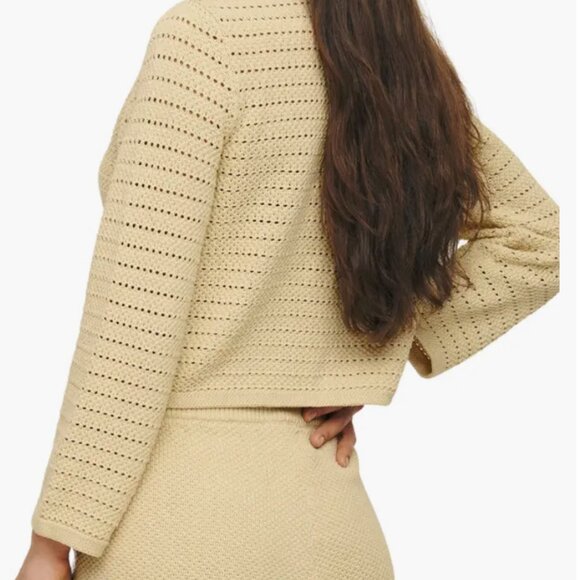 Reformation Open Stitch Organic Cardigan - Picture 3 of 5